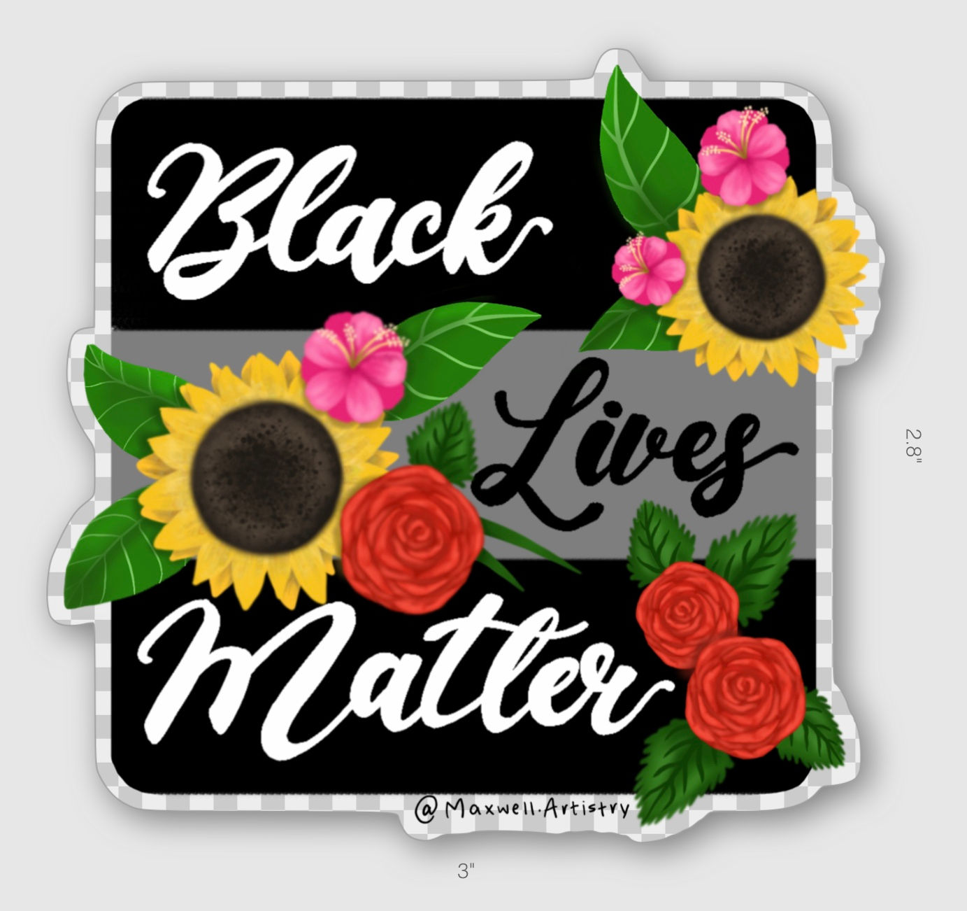 Black Lives Matter sticker