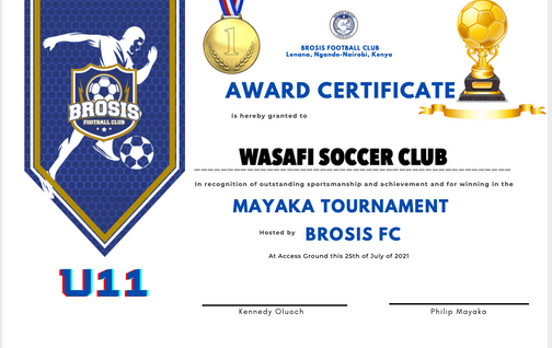 U11-1st Brosis-Mayaka Tournament Award.png