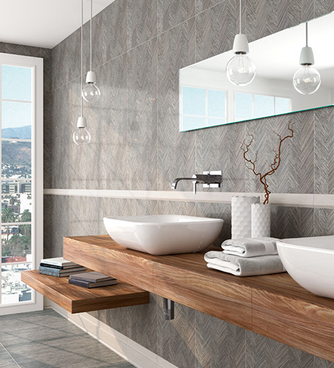 Madison 18"x36" Cloudy Porcelain Tile