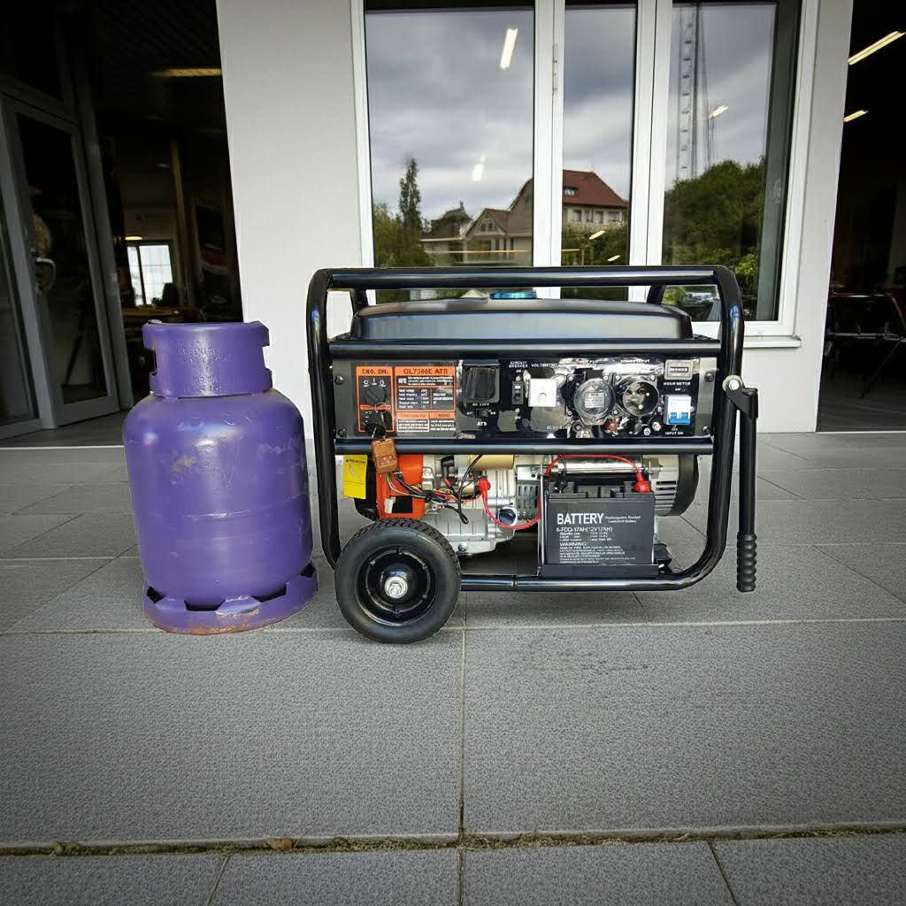 Grupo electrogeno Logus GL7500E - ATS Dual Gas
