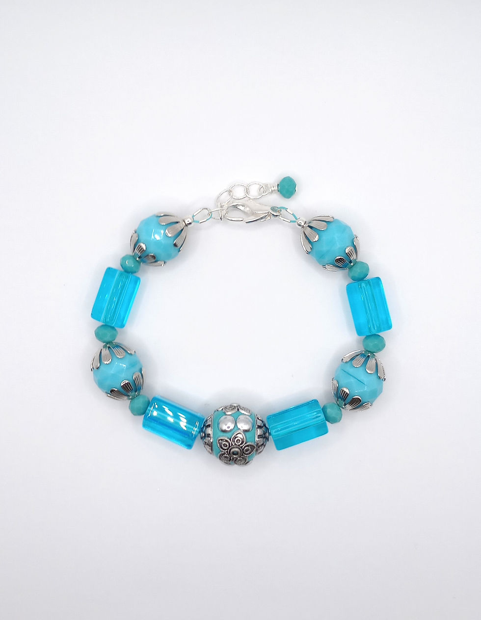 Thumbnail: Chunky Aqua Bracelet