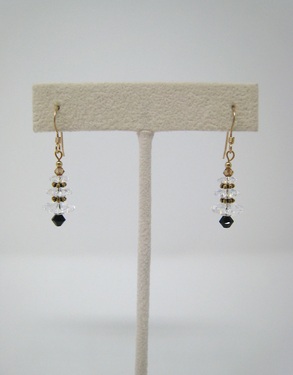 Thumbnail: Clear Crystal Christmas Tree Earrings