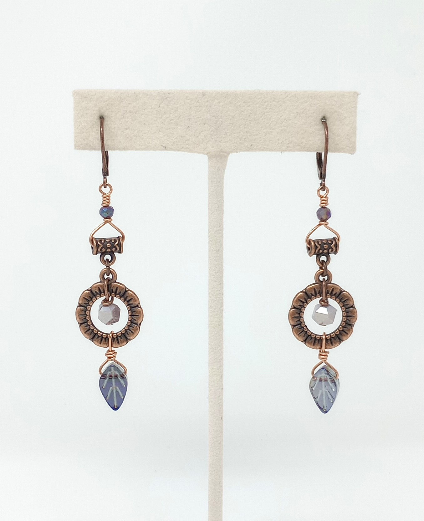 Floral Leaf Earrings