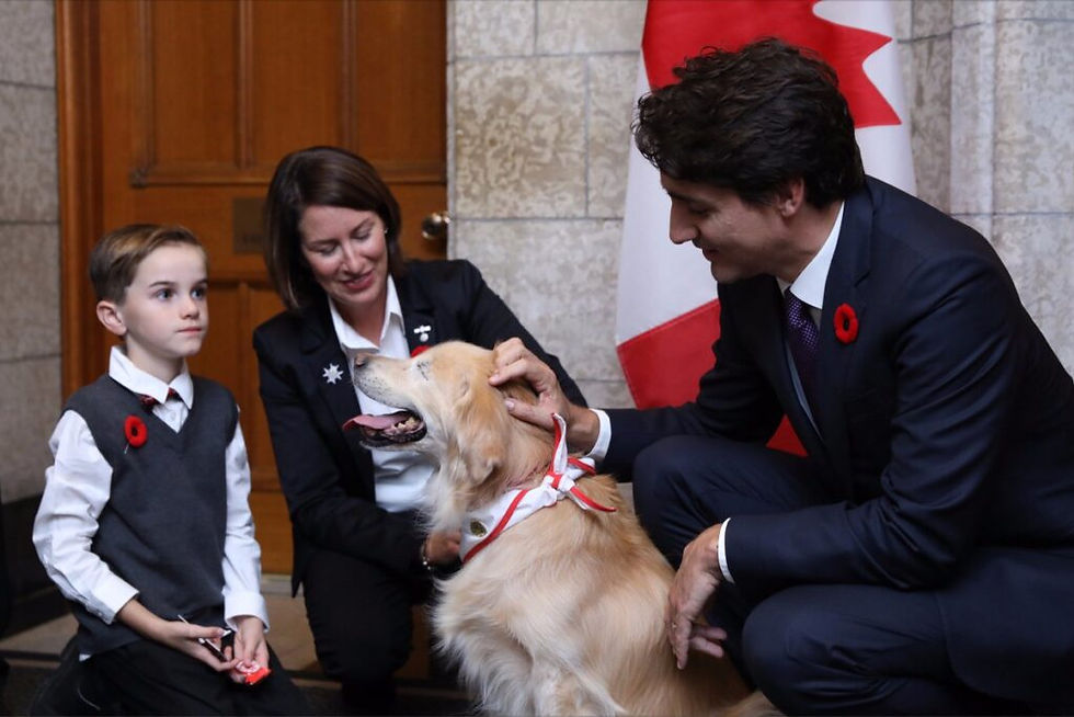 Justin Trudeau hund