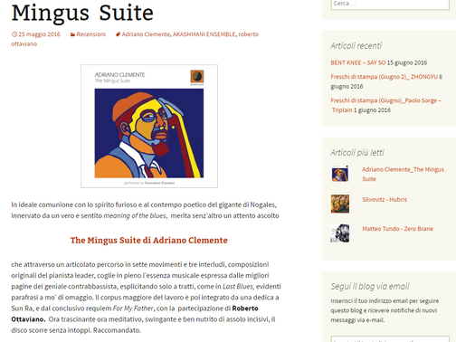 A good review on the Mingus Suite