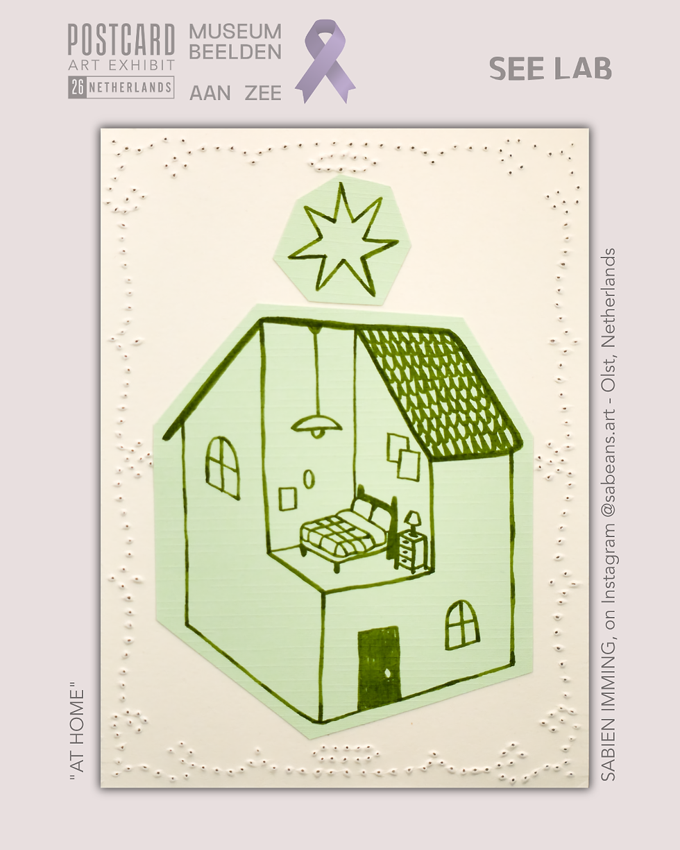 Thumbnail: Sabien Imming, "At Home" - Postcard Art