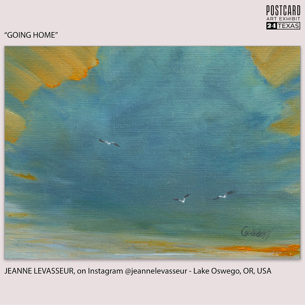Thumbnail: Jeanne Levasseur, Oil - "Going Home" - Lake Oswego, OR, USA