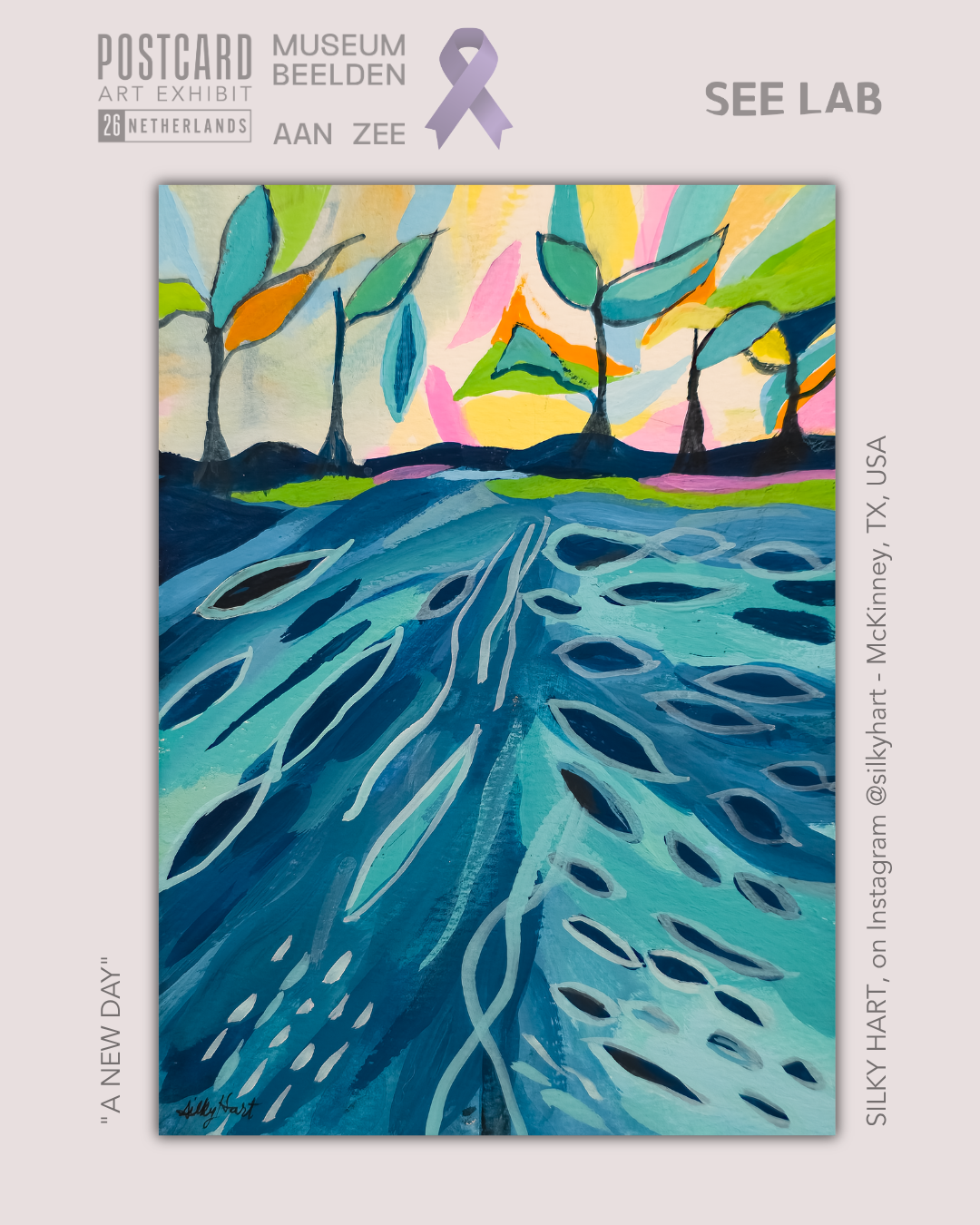 Silky Hart, "A New Day" - Postcard Art