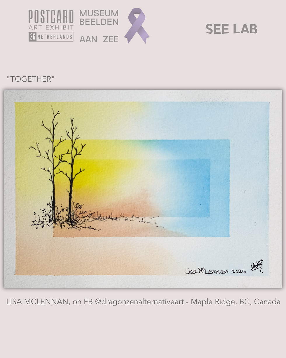 Thumbnail: Lisa McLennan, "Together" - Postcard Art