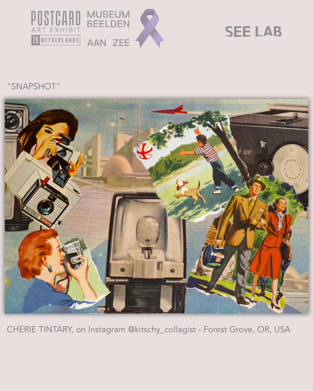 Cherie Tintary, "Snapshot" - Postcard Art