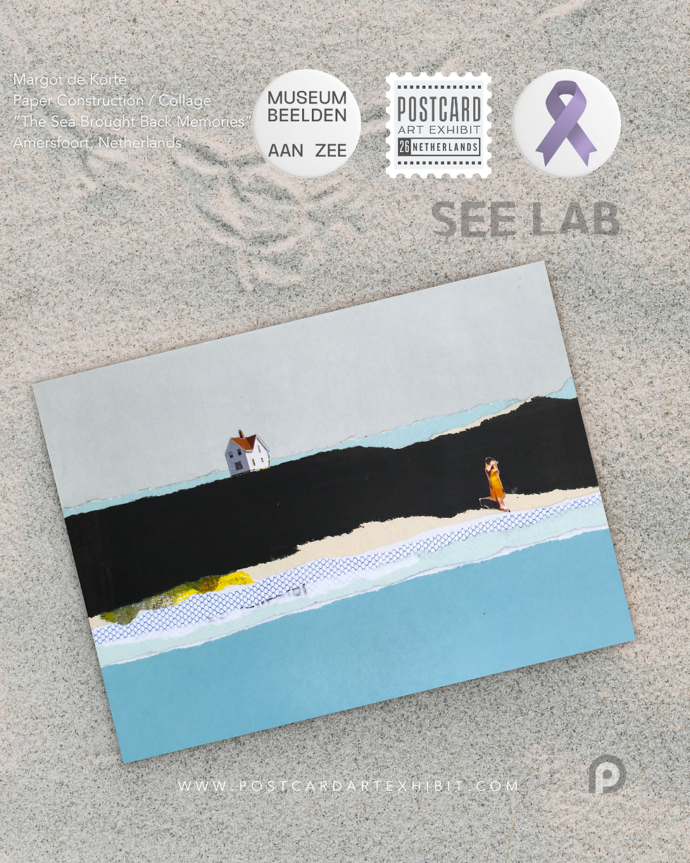 Thumbnail: Margot de Korte, "The Sea Brought Back Memories" - Postcard Art