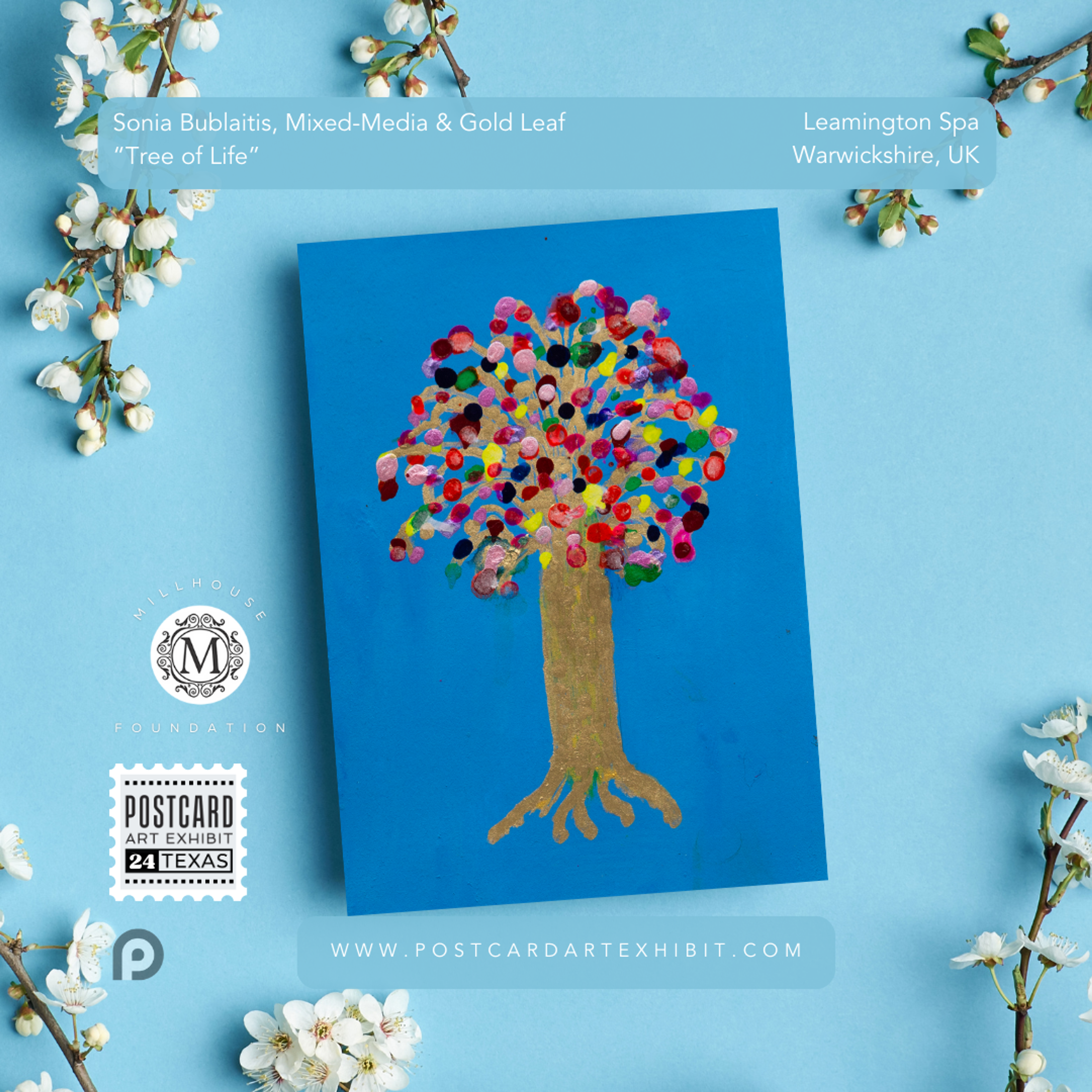 Sonia Bublaitis, "Tree of Life" - Postcard Art