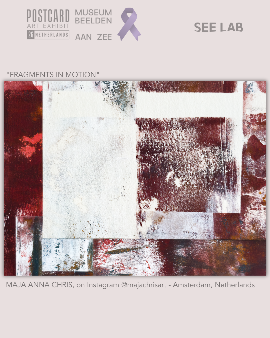 Maja Anna Chris, "Fragments in Motion" - Postcard Art