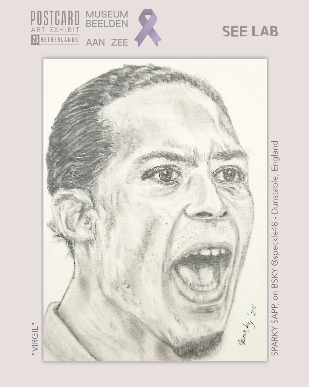 Sparky Sapp, "Virgil" - Postcard Art