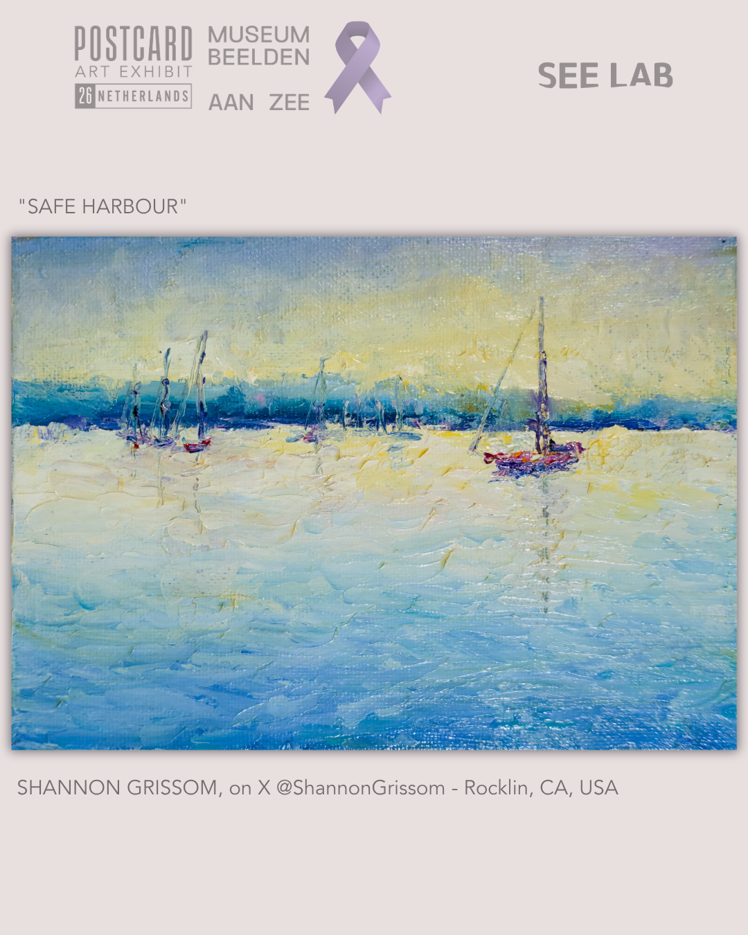 Shannon Grissom, "Safe Harbour" - Postcard Art