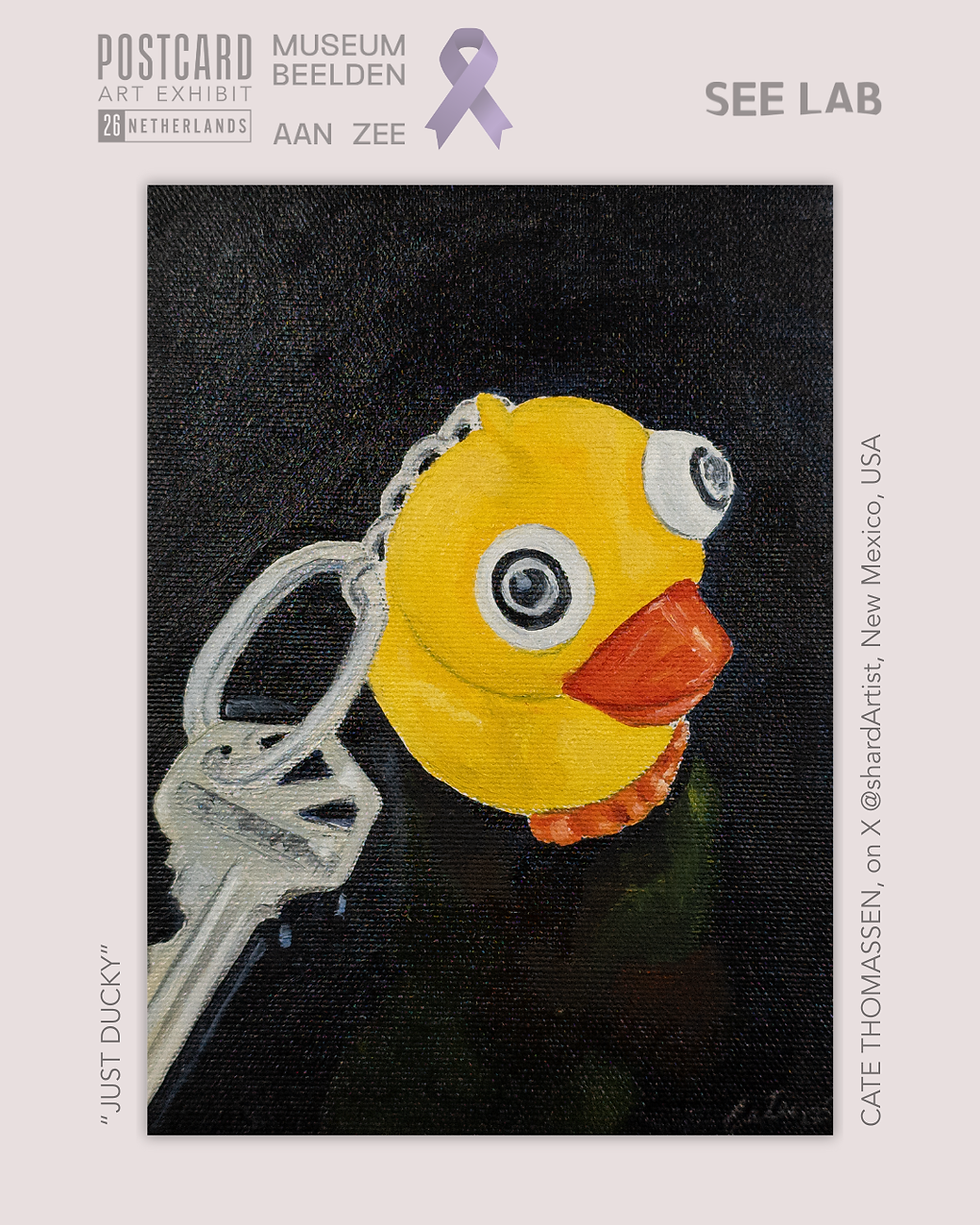 Cate Thomassen, "Just Ducky" - Postcard Art