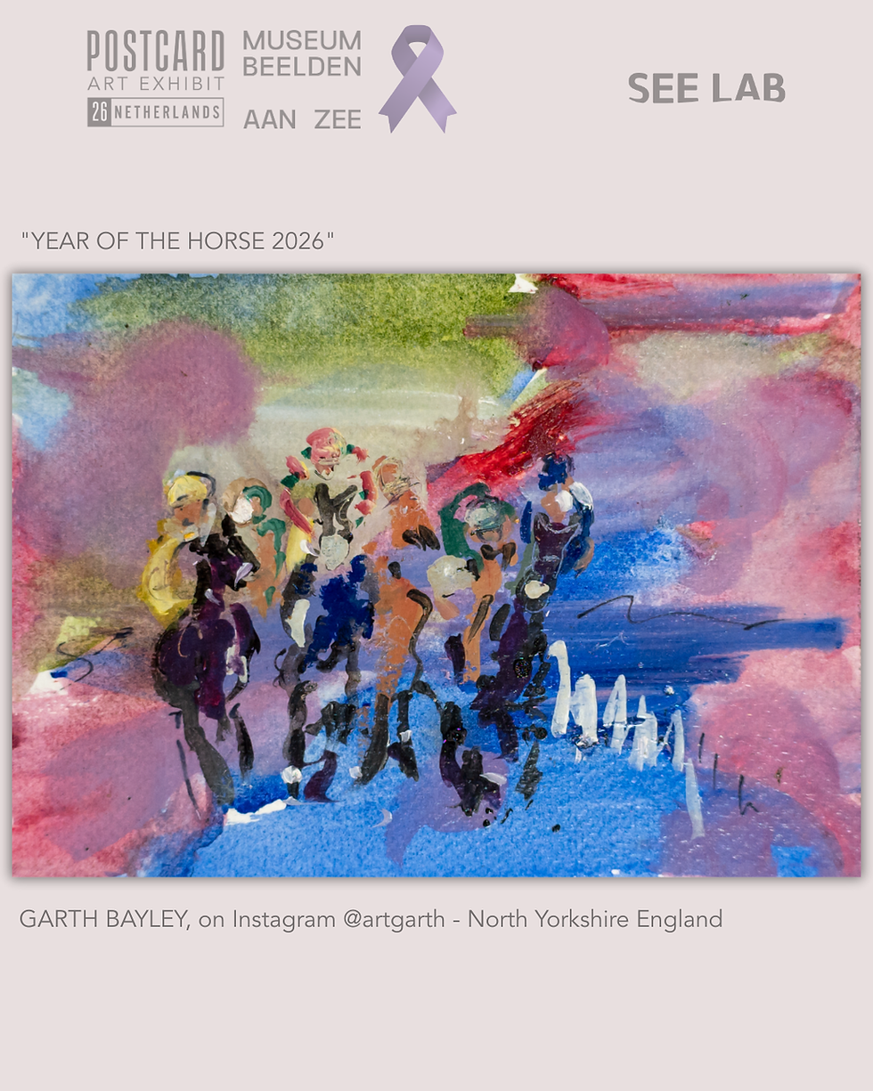 Thumbnail: Garth Bayley, "Year of the Horse 2026" - Postcard Art