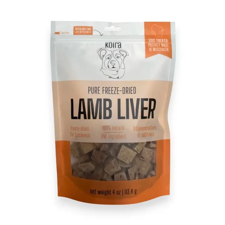 Freeze-Dried Lamb Liver Dog Treats
