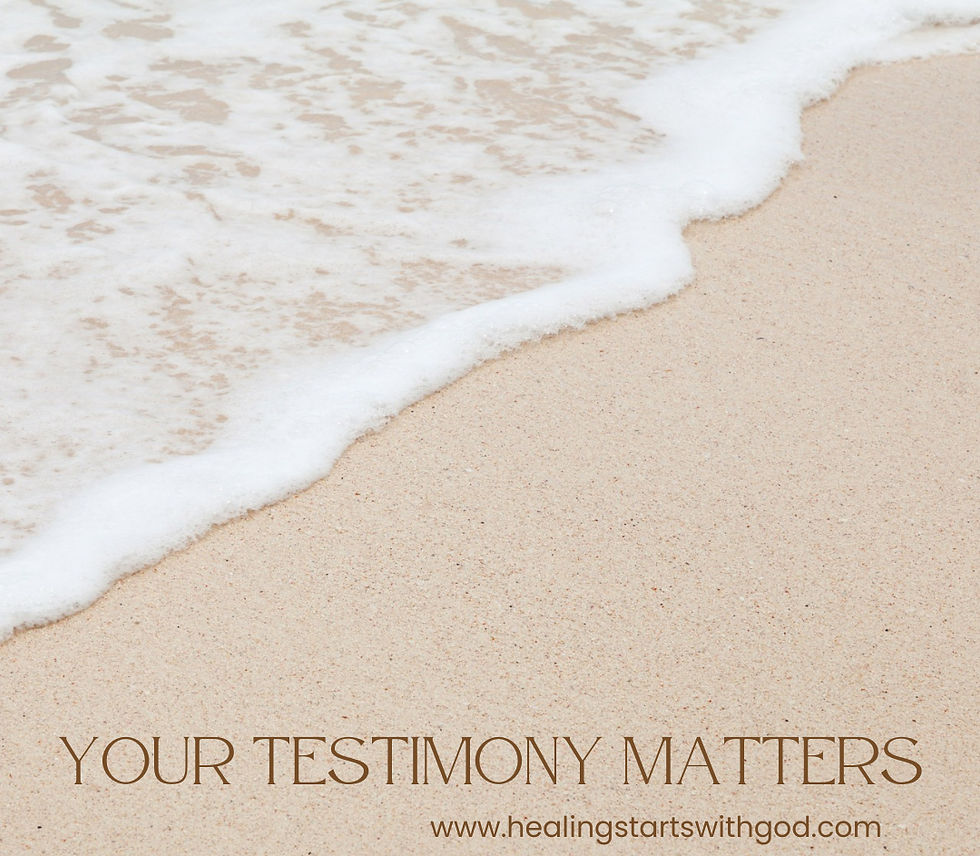Your Testimony brings hope!