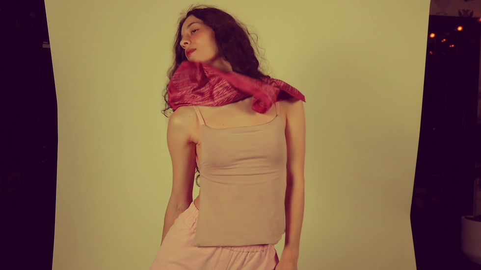 Thumbnail: Pink Silk Scarf