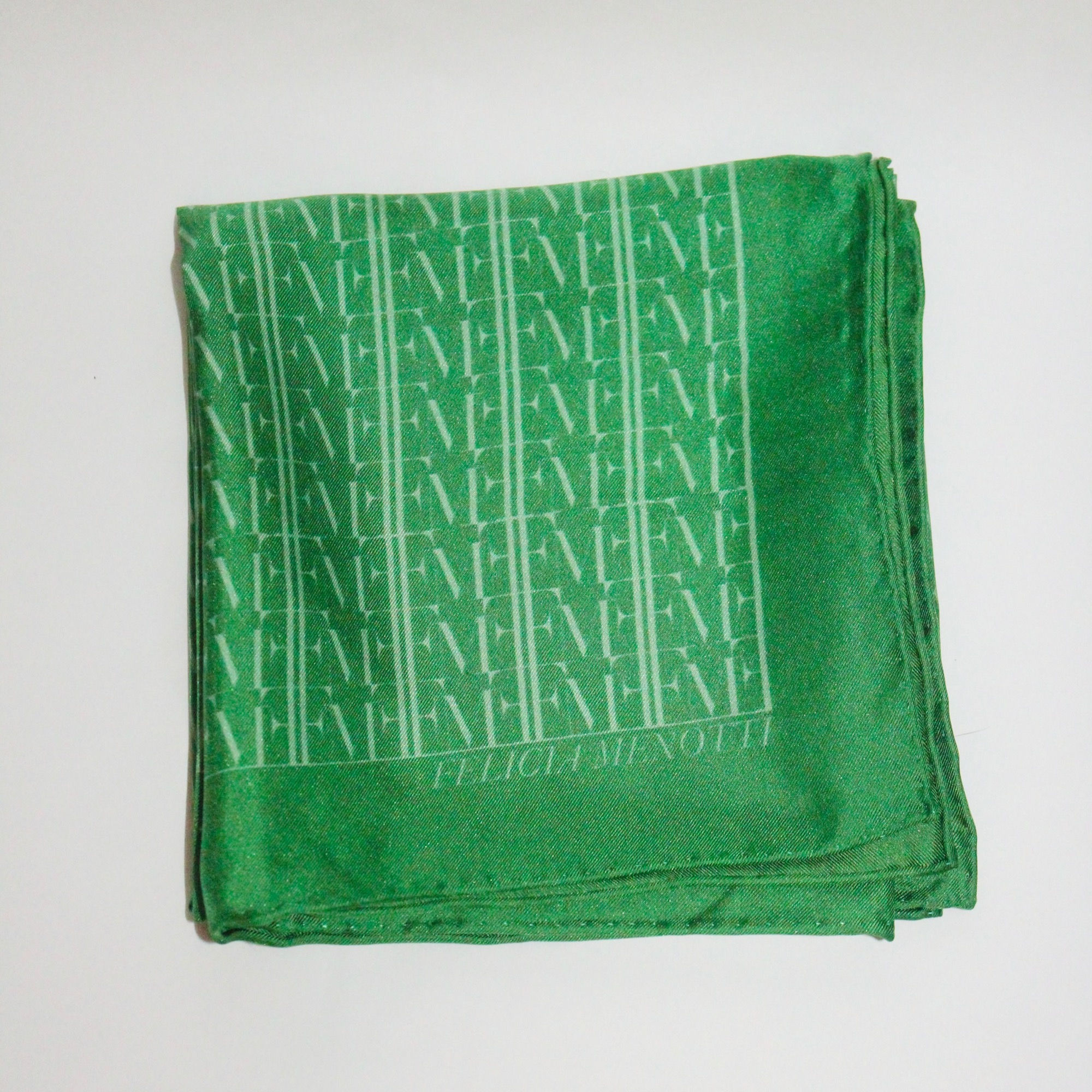 Green Silk Scarf