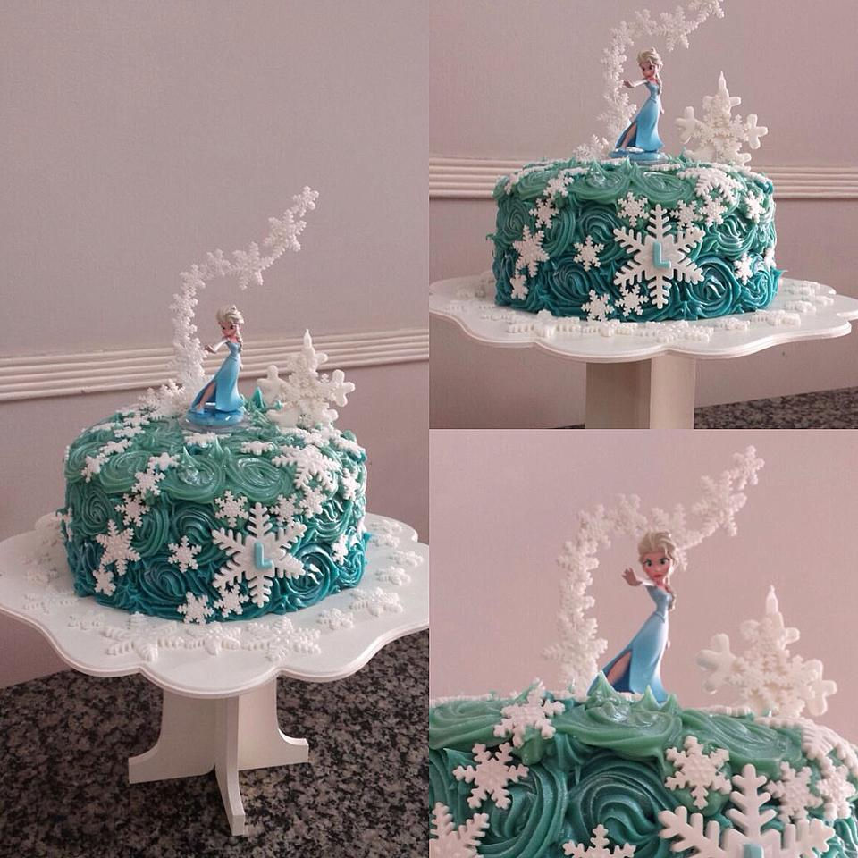 Bolo Elsa Frozen
