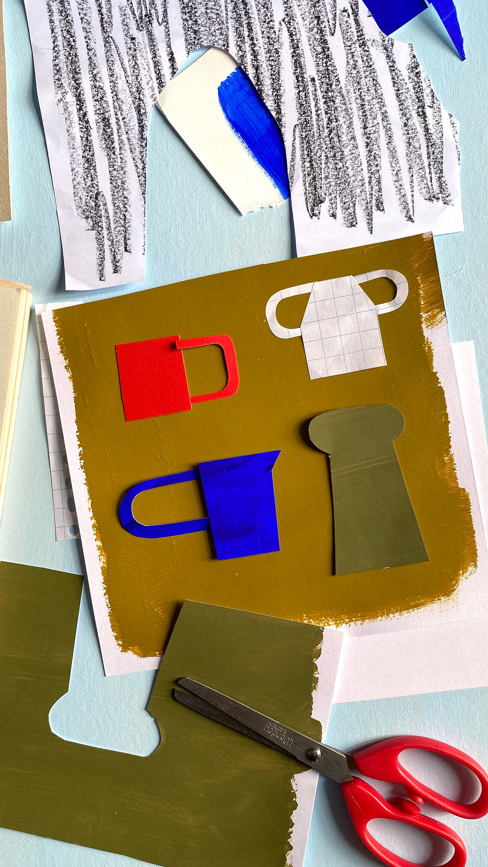 Papiers Découpés avec Maison Moche