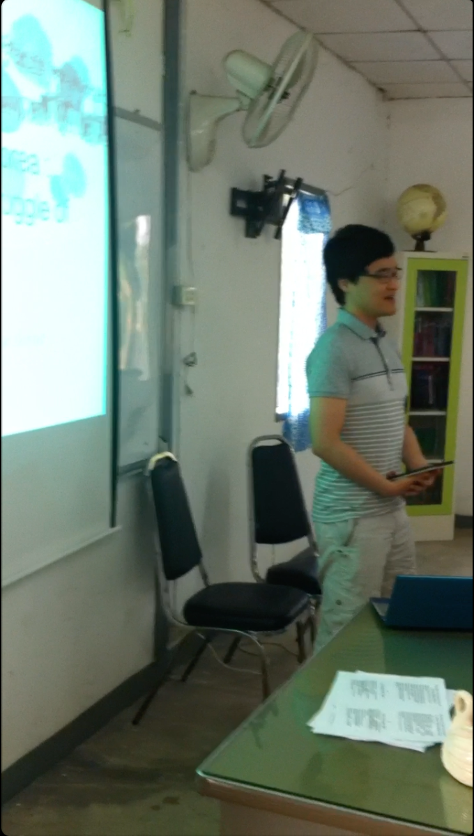 Youngbum KWON, speaking on Korean democracy and history at Peace Law Academy