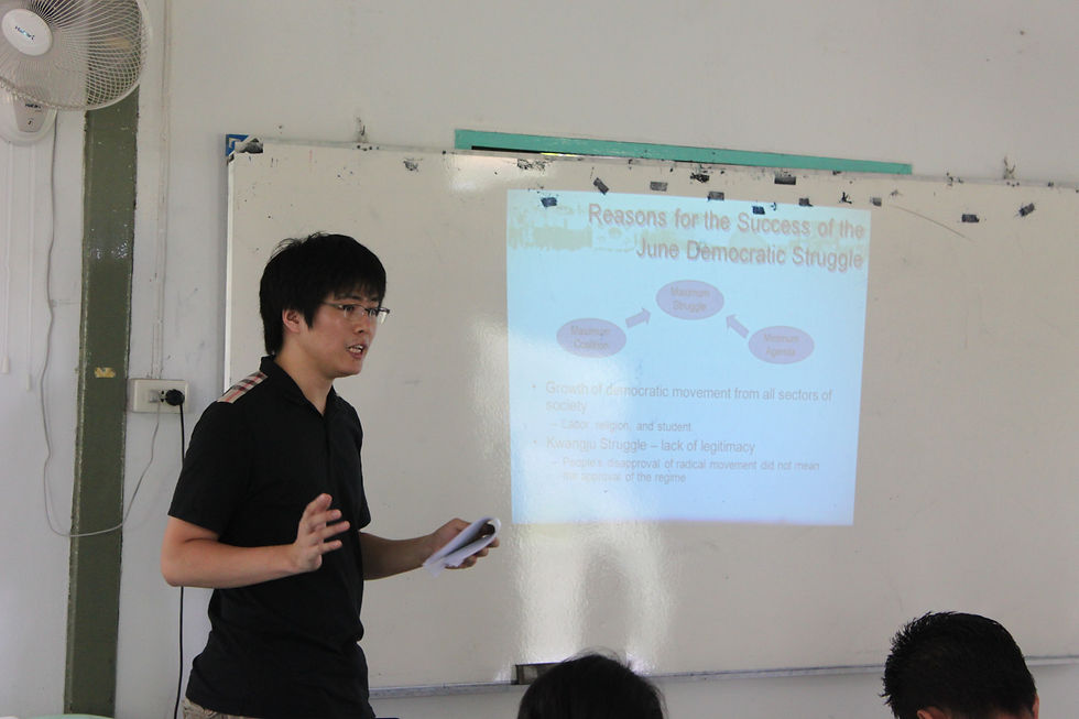 Takgon LEE on the history of Korean democracy
