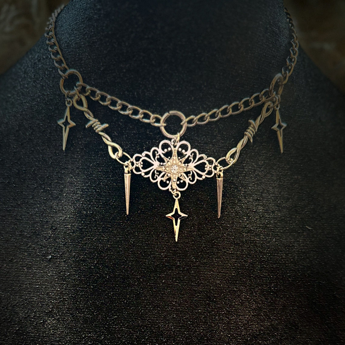 Hard Night Under Starlight choker