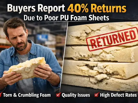 Buyers Report 40% Returns Due to Poor PU Foam Sheets