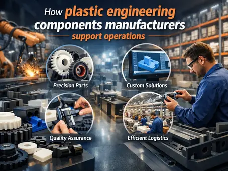 How plastic engineering components manufacturers support operations