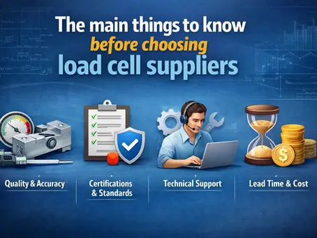 The main things to know before choosing load cell suppliers