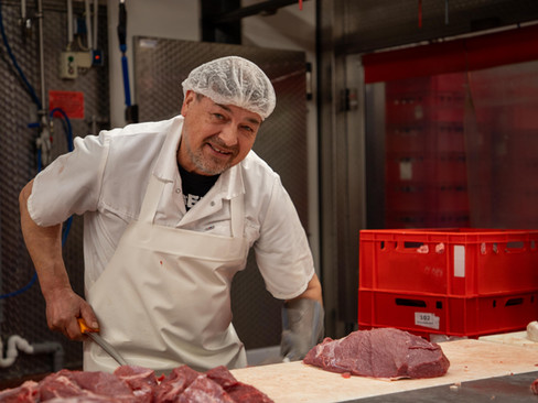 Mitarbeiter im Verpackungsraum