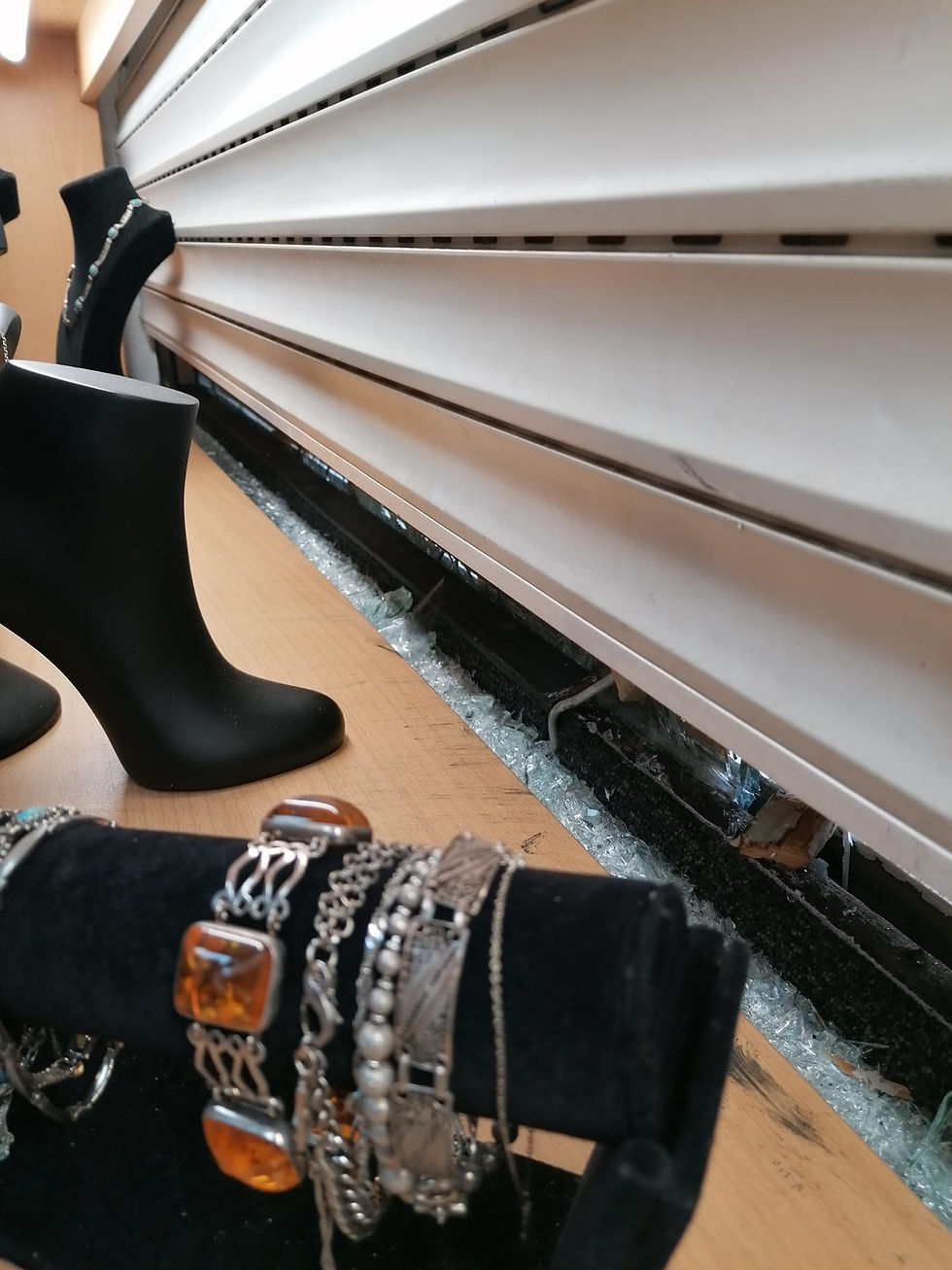 Scheibe eingebrochen