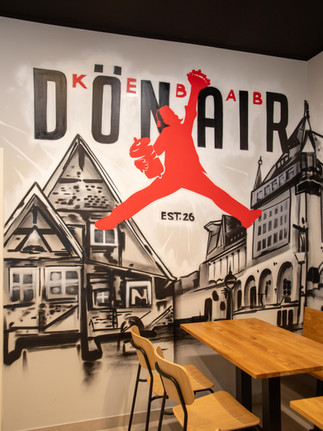 Graffiti Dönair und Celler Innenstadt