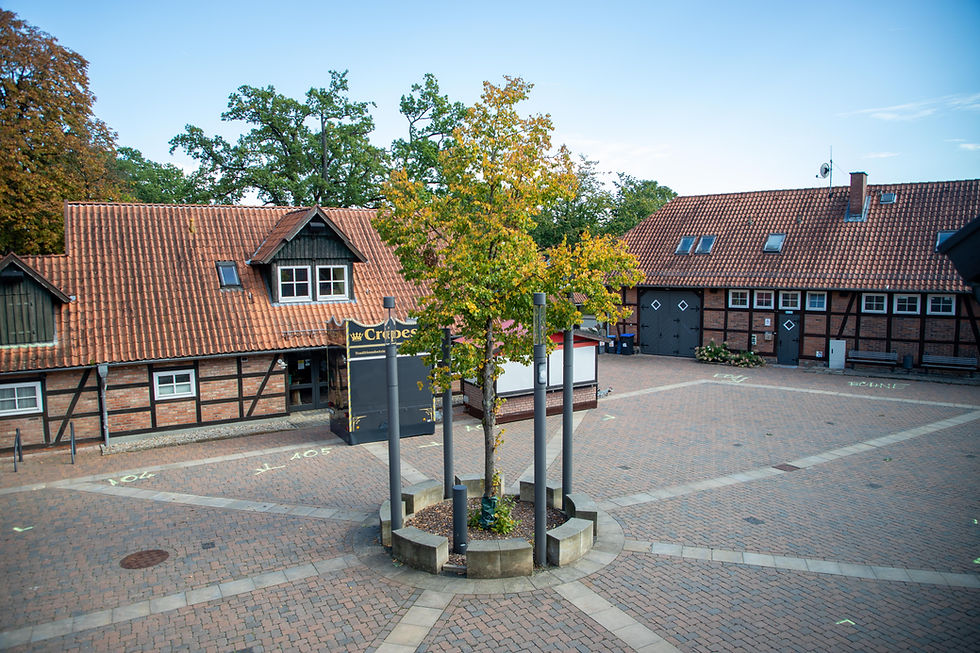 Innenhof Olen drallen Hof
