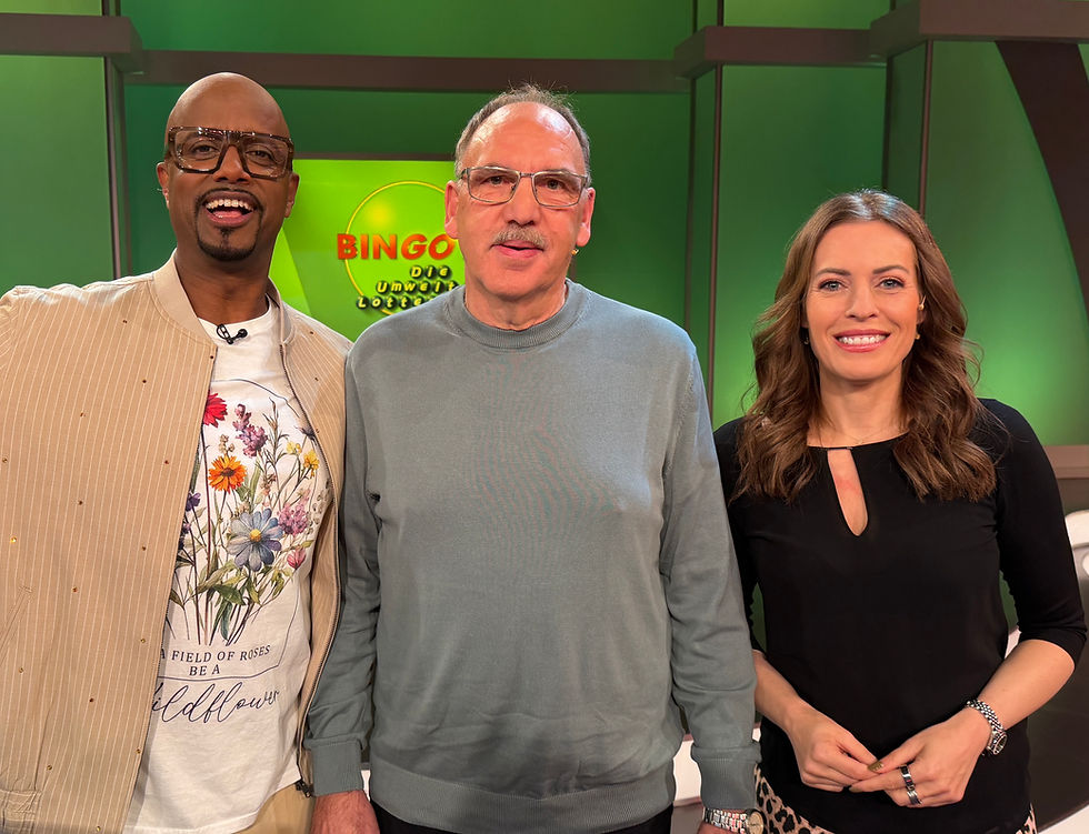 Gerhard mit Moderatorenduo