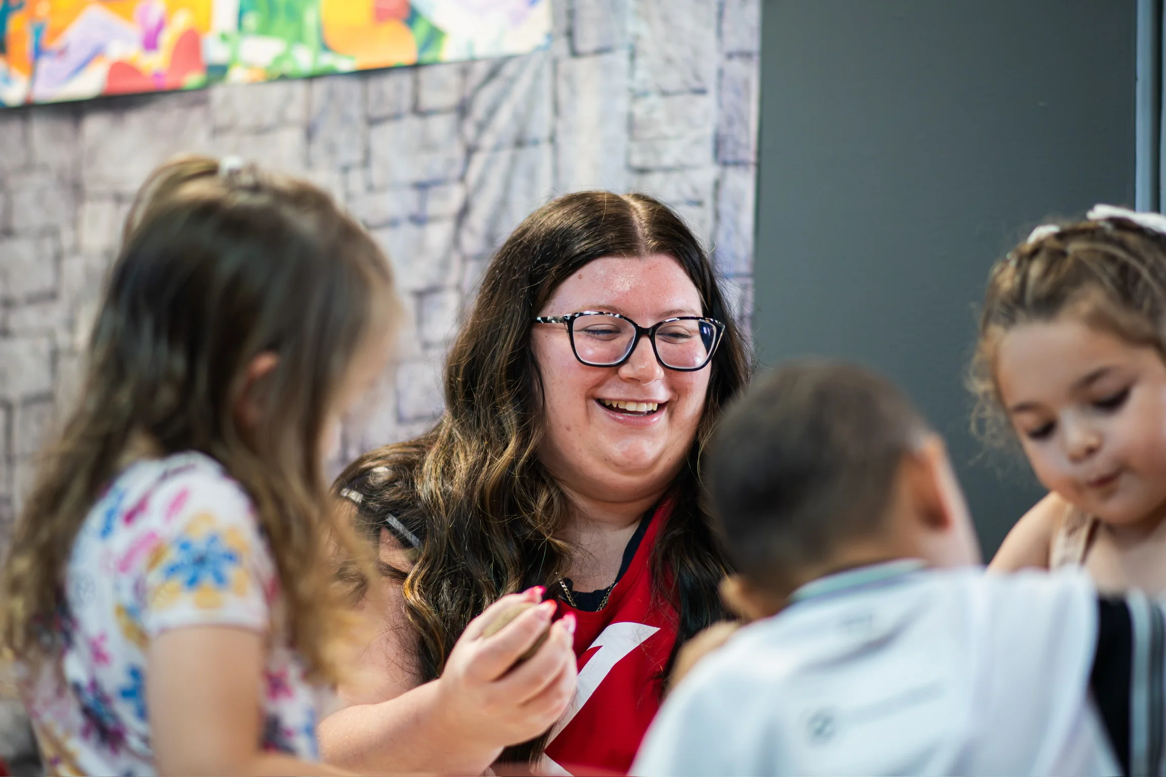 A warm Kidz Korner classroom moment