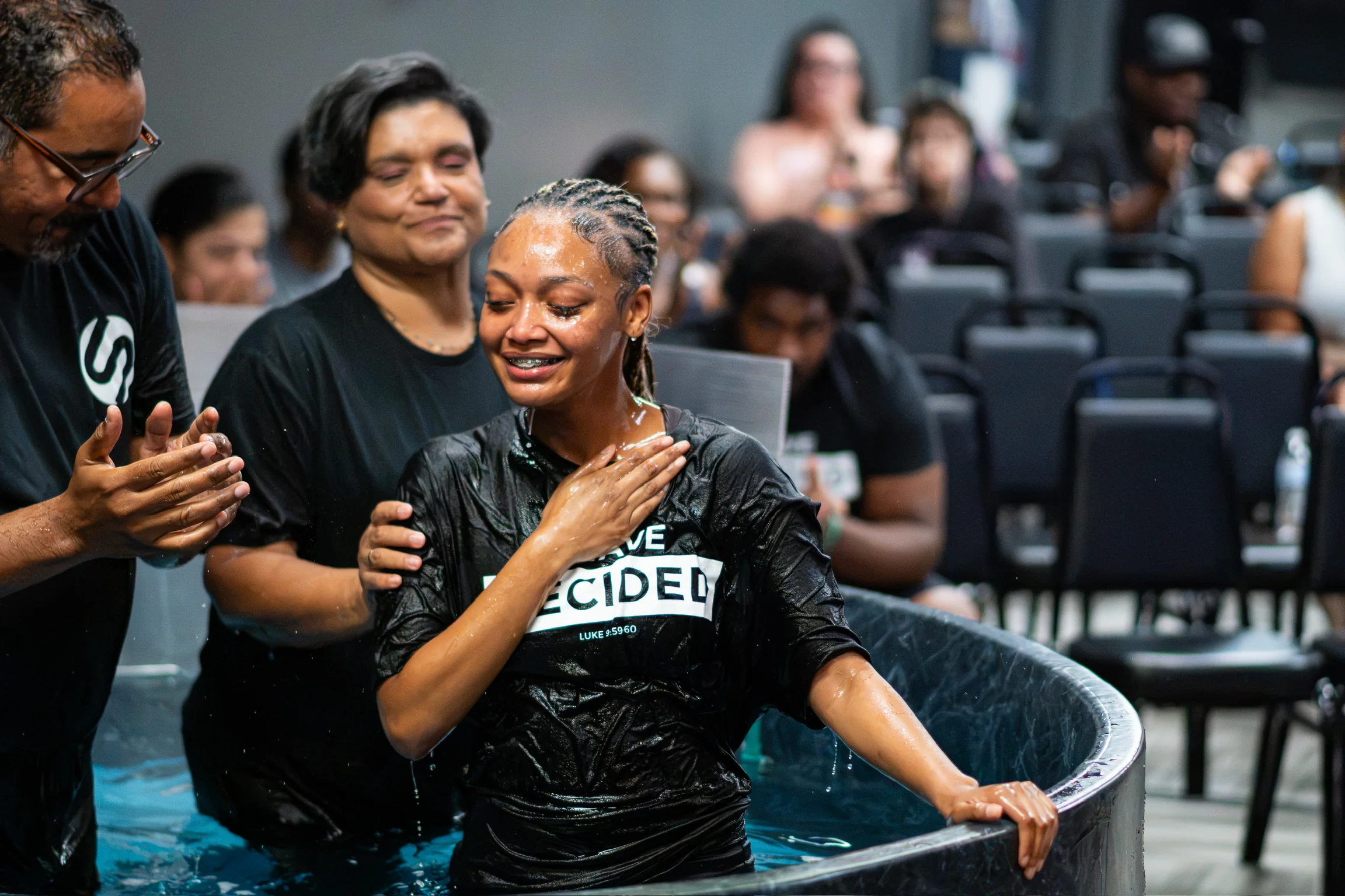 Celebrating baptism at Scarlet Note