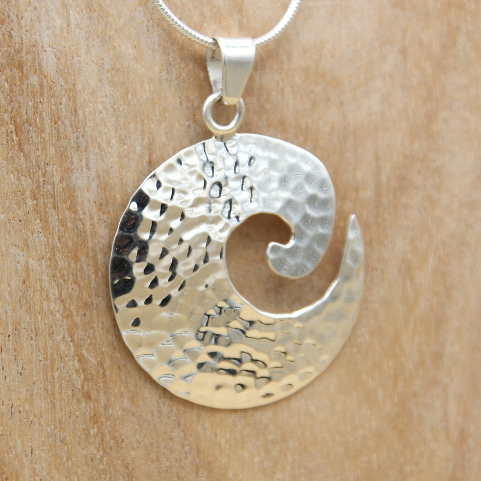 Miniaturbild: Silber Anhänger Spirale