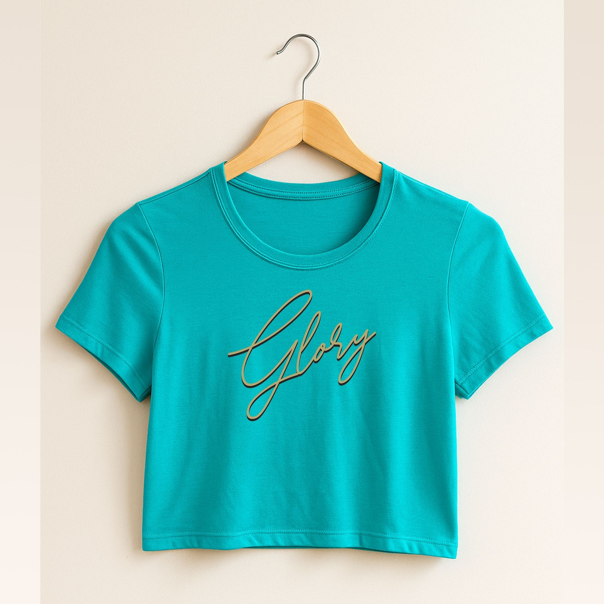 Blusa Feminina Cropped Oversized Glory