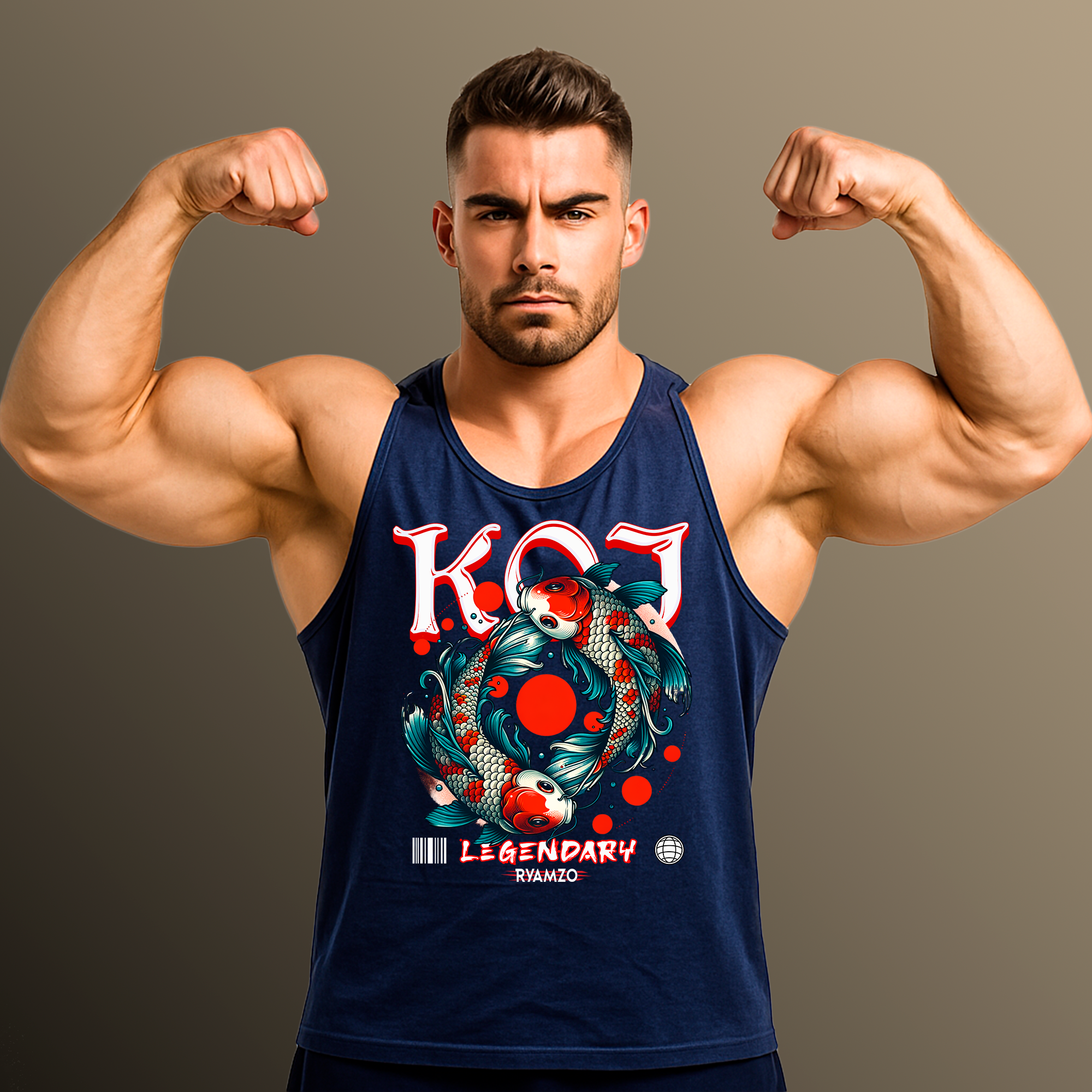 Regata Masculina Azul Marinho Pv Carpa Legendary