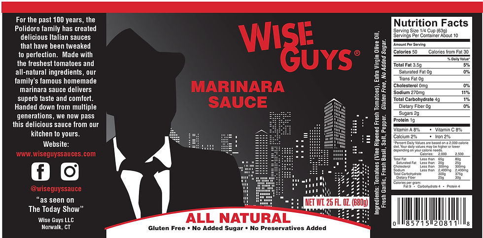 Miniatura: Wise Guys Marinara Sauce (2 Pack)
