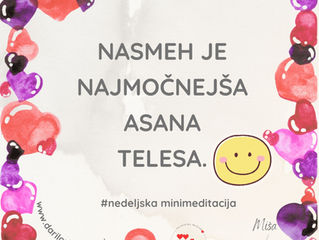 NASMEH JE NAJMOČNEJŠA ASANA TELESA #minimeditacija