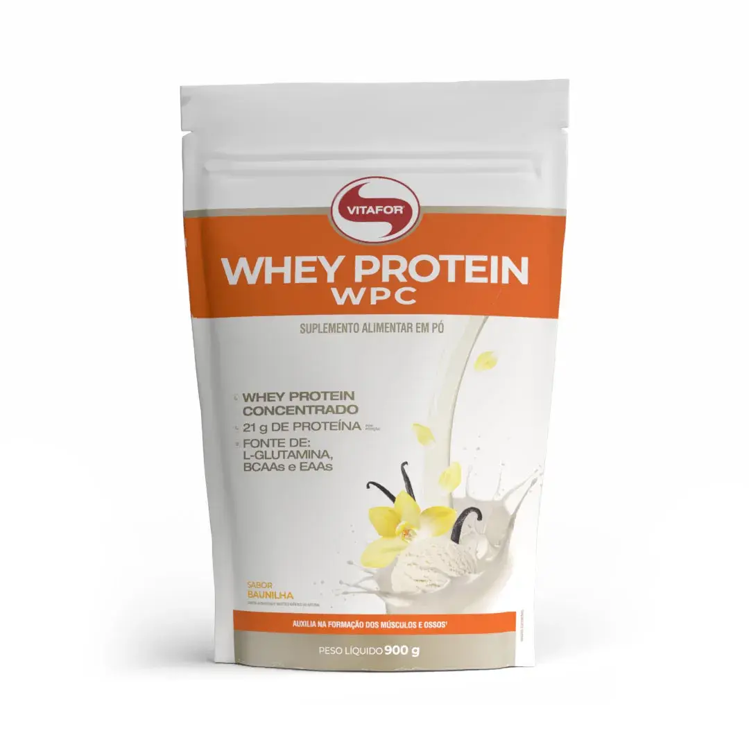 WHEY PROTEIN WPC Sabor Baunilha Pouch 900g