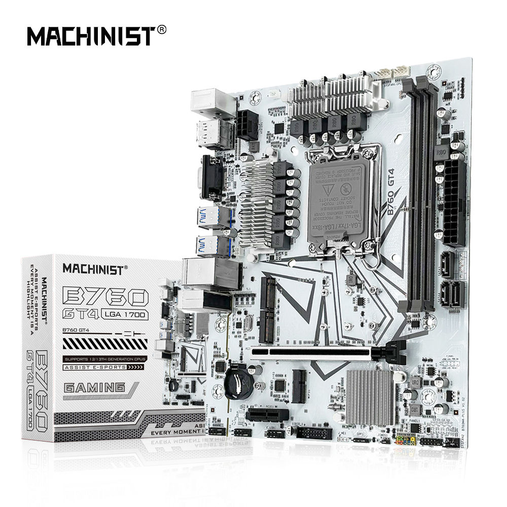 MACHINIST B760 GT4 DDR4 Motherboard LGA 1700 Support Intel Core I3/i5/i7/i9 12th