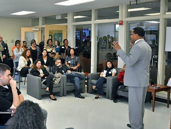 Honorable Torrance Harvey, Sr. speaking