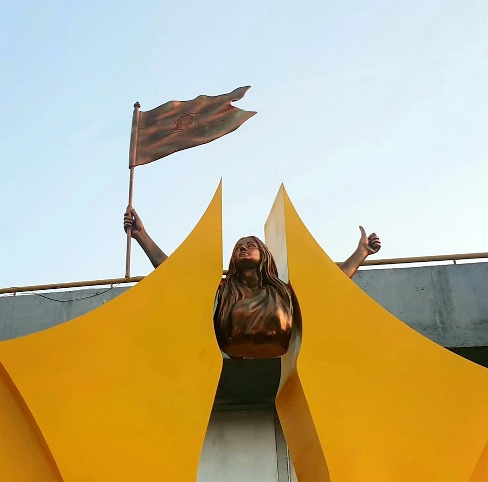 A rare and unique statue, to celebrate women strength, sacrifice & selflessness : Deepti Reddy, YFLO