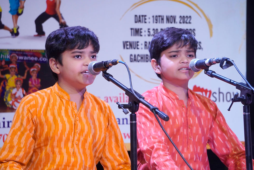 A 2 day Dhrupad vocal performance kicked off